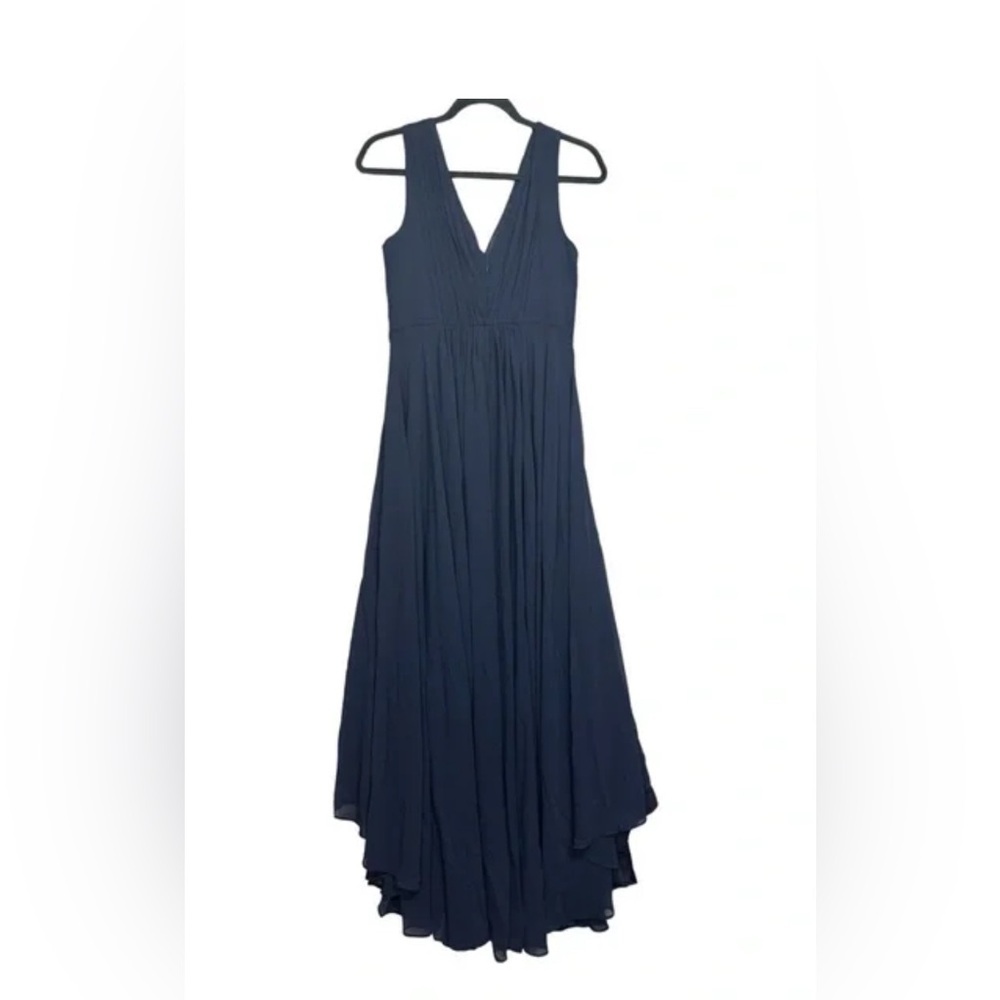 Eliza J Crystal Sleeveless dress Navy Blue V-Neck New Size 6 - Picture 9 of 14